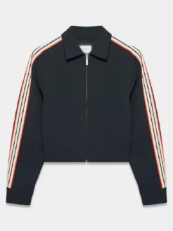 Off Campus S01 Mika Abdalla Black Jacket Front