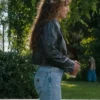 Off Campus S01 Mika Abdalla Snake Print Leather Jacket Side