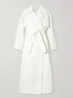 Office Romance 2026 Jennifer Lopez Trench White Coat