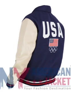 Olympics USA Team Varsity Jacket