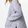 PUFFTECH Collarless Quilted Jacket Side
