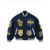Palace Wolfgang Black Varsity Jacket