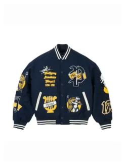 Palace Wolfgang Black Varsity Jacket