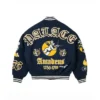 Palace Wolfgang Black Varsity Jacket Back