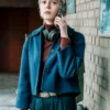 Patience Evans 2025 Patience Blue Wool Jacket