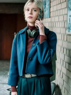 Patience Evans 2025 Patience Blue Wool Jacket