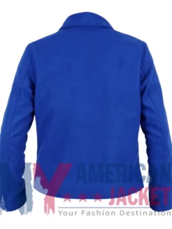 Patience Evans Patience 2025 Blue Wool Jacket
