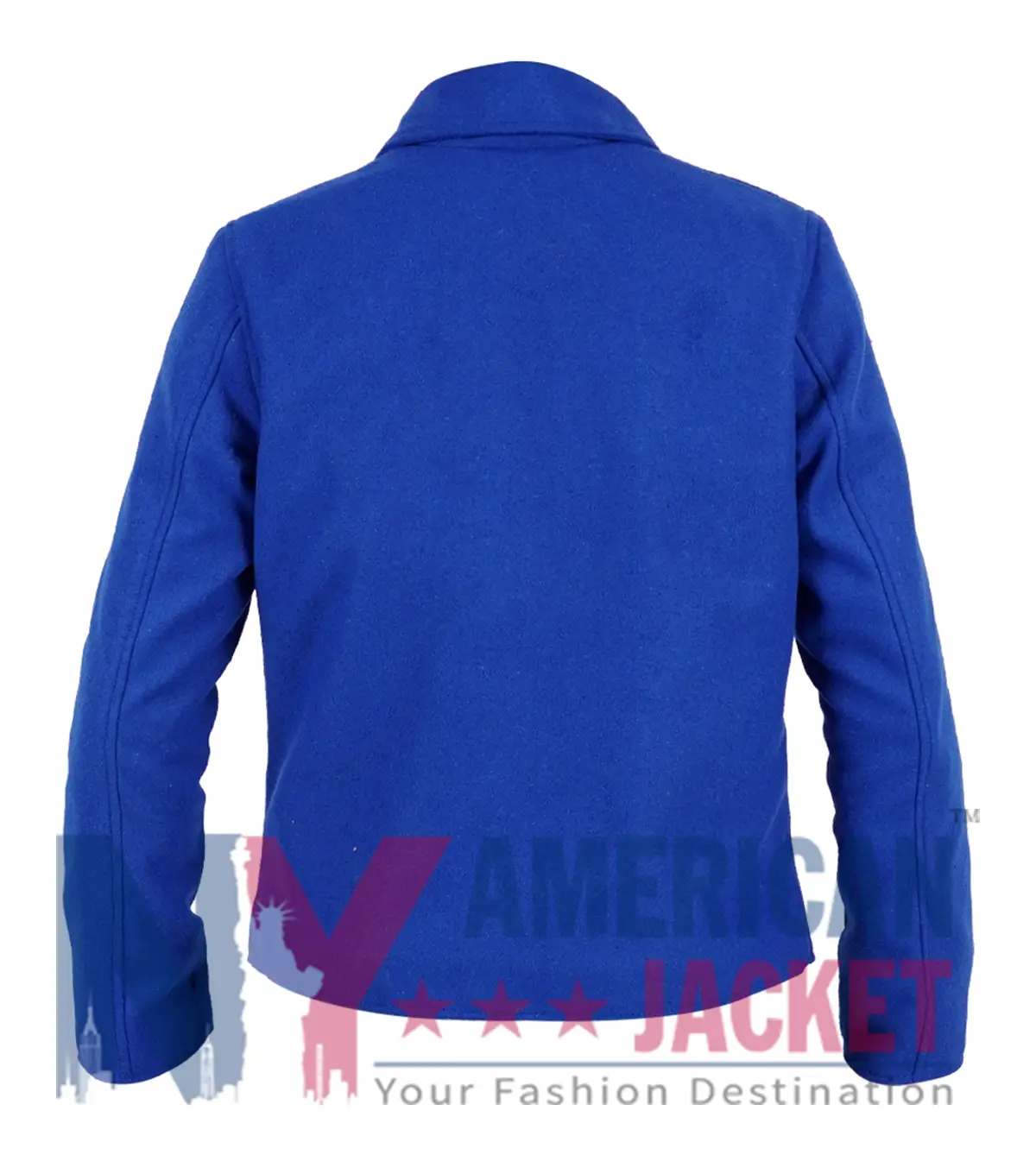 Patience Evans Patience 2025 Blue Wool Jacket