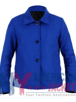 Patience Evans Patience 2025 Wool Blue Jacket