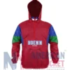Pokémon Hoenn Region Starter Red Pullover Jacket front view with hooded collar design