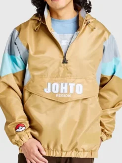 Pokémon Starter Gold Pullover Jacket Front