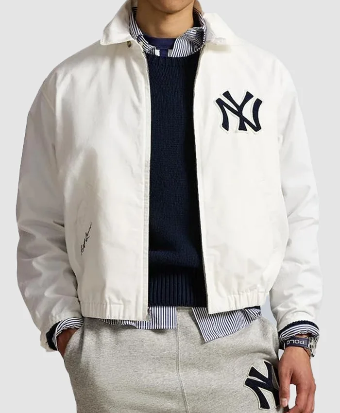 Polo Ralph Lauren Cream Yankees Chino Jacket