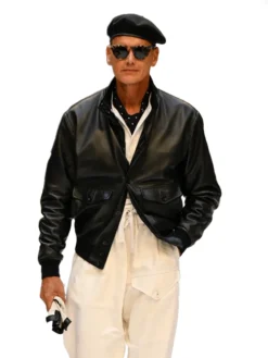 Polo Ralph Lauren SS27 Black Leather Jacket