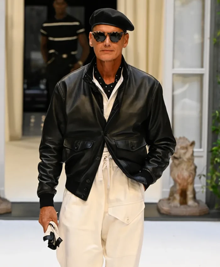 Polo Ralph Lauren SS27 Leather Black Jacket