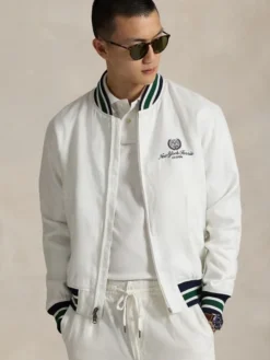 Polo Ralph Lauren US Open Bomber Linen Jacket
