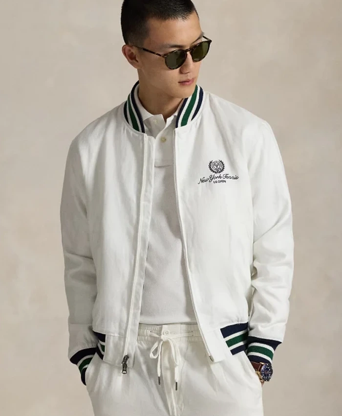 Polo Ralph Lauren US Open Bomber Linen Jacket