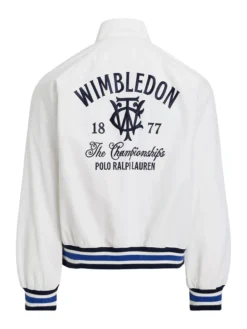 Polo Ralph Lauren Wimbledon 2026 White Cotton Jacket