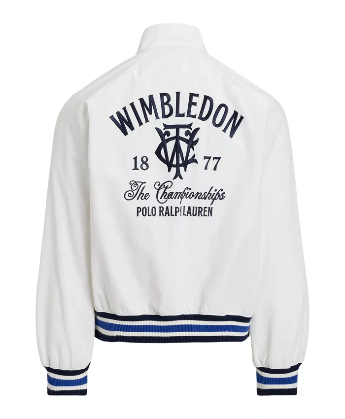 Polo Ralph Lauren Wimbledon 2026 White Cotton Jacket