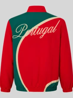 Portugal Red And Green Windbreaker Jacket