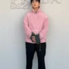 Prada SS27 Jaehyun Belted Pink Cotton Jacket