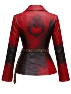 Princess Descendants Wicked Wonderland Red Leather Blazer
