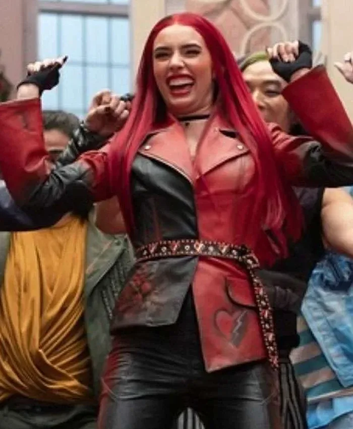 Princess Red Descendants Wicked Wonderland Leather Blazer
