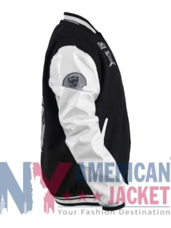 Pro Las Vegas Raiders Black And White Varsity Jacket
