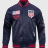 Pro Standard USMNT World Cup Navy Satin Jacket