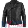 Quilted Classic Leather Biker Jacket