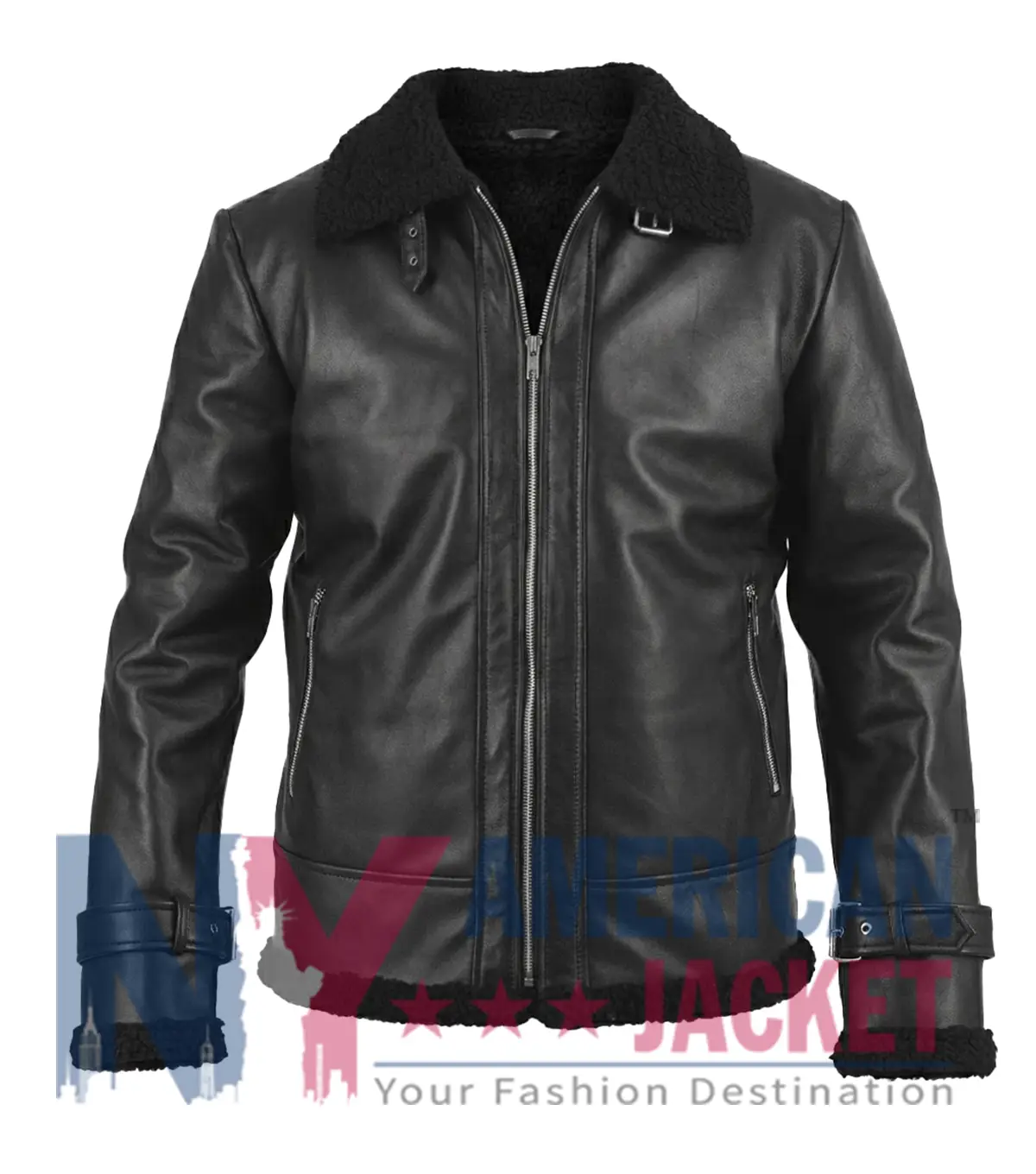Reacher S02 Serinda Swan Black Leather Jacket