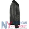 Reacher S02 Serinda Swan Leather Black Jacket