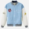 Realism x Disney Character Denim Varsity Jacket