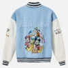 Realism x Disney Character Denim Varsity Jacket Back