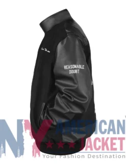 Reasonable Doubt x Yankees JAŸ-Z30 Black Varsity Jacket