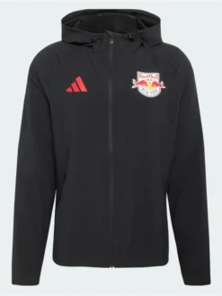 Red Bull New York Tiro Travel Hooded Windbreaker Jacket