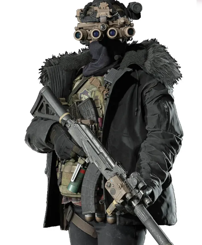 Resident Evil 8 Hound Wolf Squad Gray Jacket