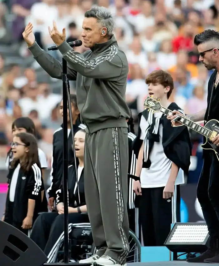 Robbie Williams Soccer Aid 2026 Tracksuit Front