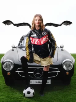 SS27 KidSuper x Mercedes-Benz Black Racer Jacket