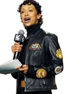 SXSW 2026 Liza Koshy Leather Jacket