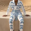 Samuel Arnold Emily in Paris S6 Print Belted Suit Set