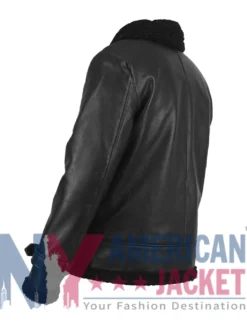 Serinda Swan Reacher S02 Black Leather Jacket