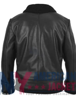 Serinda Swan Reacher S2 Black Leather Jacket