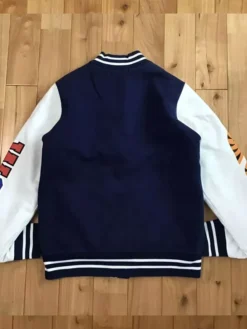Shark Sweat Blue Varsity Jacket