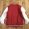Shark Sweat Red Varsity Jacket