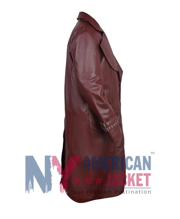 Shop Maddox Hatter Descendants Wicked Wonderland 2026 Leonardo Nam Leather Coat
