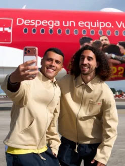 Spain Football Team World Cup 2026 Beige Jacket