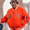 Spike Lee Basketball Finals 2026 Orange Knicks Jacket