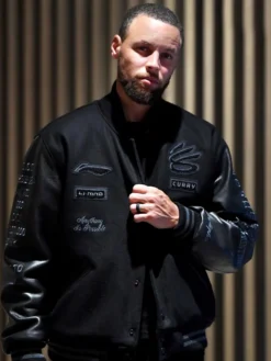 Stephen Curry MMXXVI Black Li-Ning Varsity Jacket
