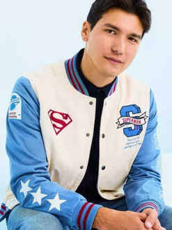 Superman Varsity Blue Jacket