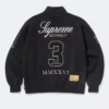 Supreme La Martina Black Zip-Up Sweatshirt